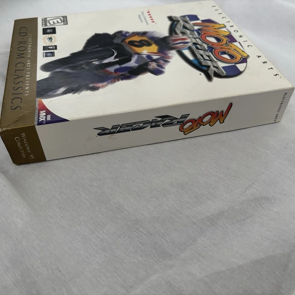 MOTO RACER SET 1997 CD ROM PC WINDOWS 95 VINTAGE RARE